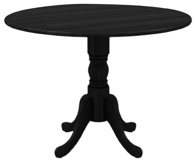 4-Person Dining Table Wooden Kitchen Table with Solid Rubber Wood Frame for Kitchen