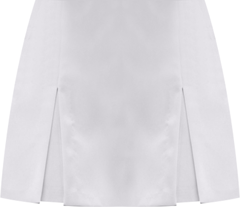 Women's Satin Single Pleat Skort