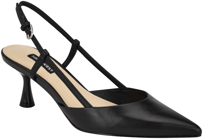 Women's Rhonda Kitten Heel Slingback Pumps