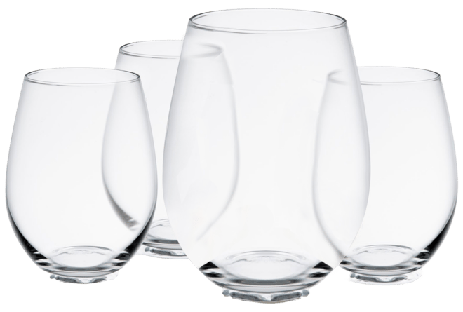 Spirits Stemless Wine Glass Set of 4