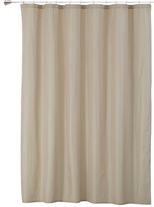 Waterproof Fabric Shower Curtain Liner with Magnets, 72" x 72"