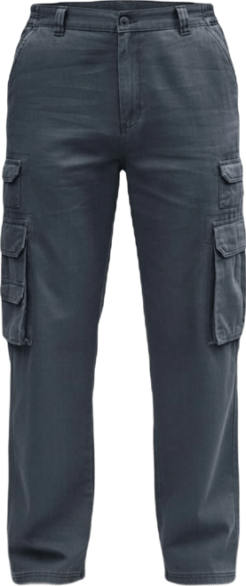 Big & Tall by KingSize Ranger Side-Elastic Stacked Cargo Pocket Pants