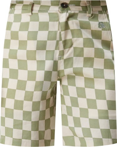 Men's Bellemere Two-Tone Checkered Short Pants
