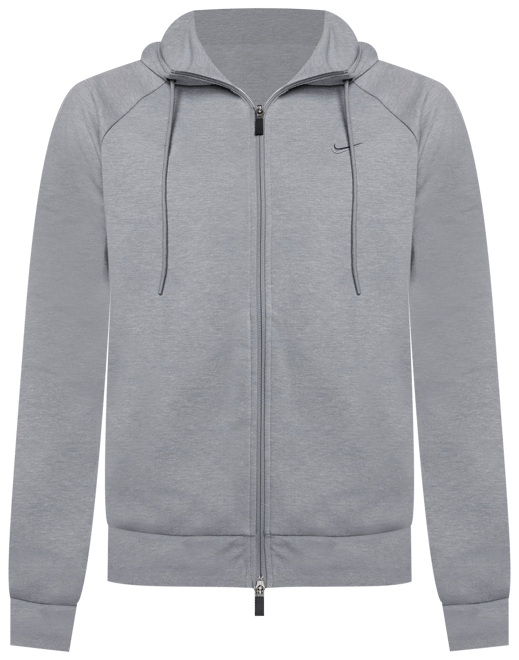 Nike Primary Fleece Felpa ad alte prestazioni con cappuccio e zip a tutta lunghezza Dri-FIT UV – Uomo