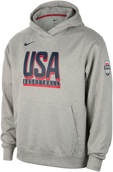USA Practice Sudadera con gorro de básquetbol Nike para hombre