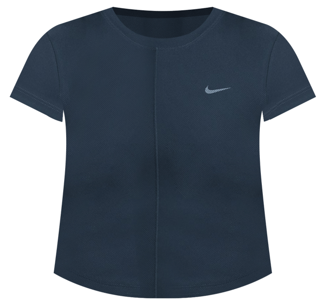 Nike One Fitted Rib Women's Dri-FIT Short-Sleeve Cropped Top