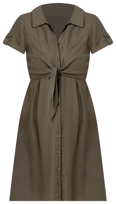 Maternity Colette Tie Up Nursing Dress