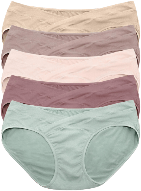 Maternity Under-the-Bump Bikini Underwear (5-Pack)