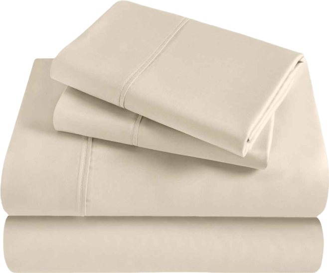 300-tc Rayon from Bamboo Deep Pocket Sheet Set, Queen Size