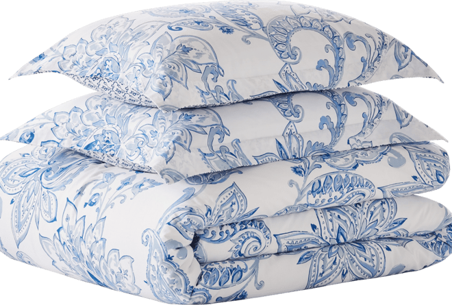 Bennett Reversible 3-Pc. Duvet Cover Set, Full/Queen