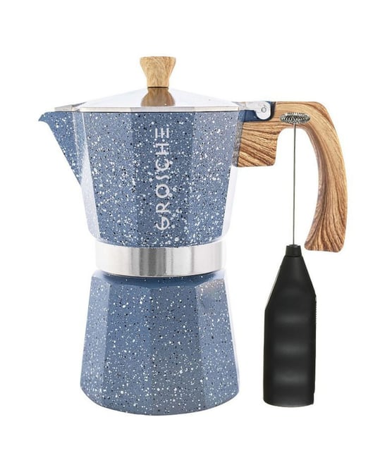 Milano Stone Cafe Bliss: Moka Pot Frother Duo