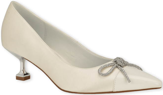 Women's Wendon Bridal Tapered Heel Slip-on Dress Pumps