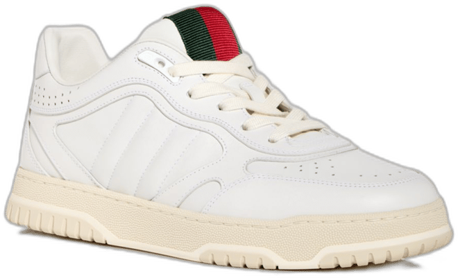 Gucci Men's Re-Web Low Top Leather Sneakers | Bloomingdale's