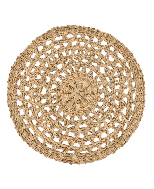 Rustic Charm Seagrass Placemat Set of 4,15"x15"