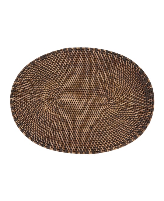 Woven Rattan Placemats Set of 4,14"x19"
