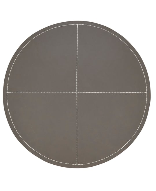 Pu Leather Luxe Placemat Set of 4,15"x15"