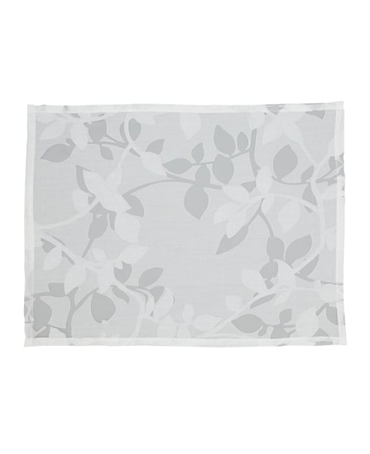 Sheer Elegance Burnout Voile Vine Design Placemat Set of 4, 13"x19"