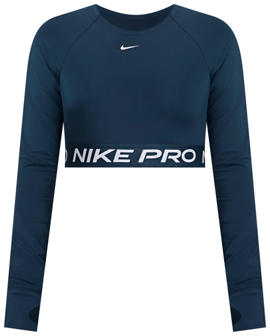 Nike Pro Women's Dri-FIT Cropped Long-Sleeve Top