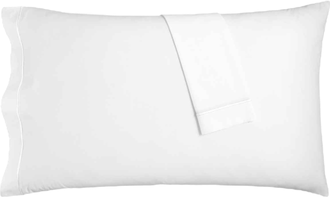 Closeout!  Italian Percale 100% Cotton Pillowcase Pair, Standard, Exclusively at Macy's