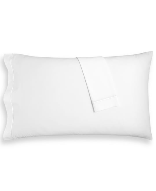 Closeout!  Italian Percale 100% Cotton Pillowcase Pair, King, Exclusively at Macy's