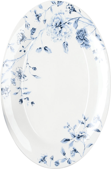 Martha Stewart Empress Bouquet 17-inch Fine Ceramic Serving Platter