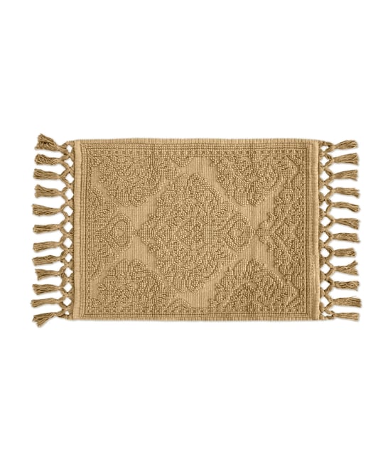 Ricardo Fringe Cotton Bath Rug 17" x 31"