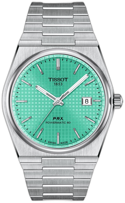 TISSOT PRX 40mm パワーマティック 80 グリーン TISSOT PRX Powermatic 80 Green Dial, 40mm