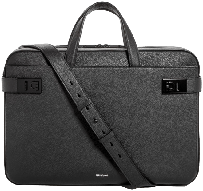 FERRAGAMO Gancini Leather Briefcase | Bloomingdale's