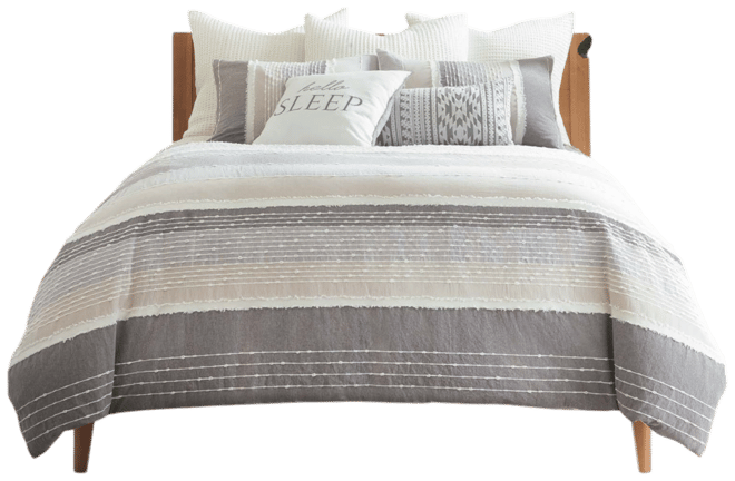 Santander Textured 3-Pc. Duvet Cover Set, King/California King