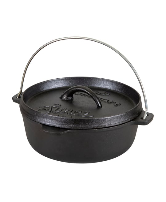 Cast Pre-Seasoned Iron Dutch Oven