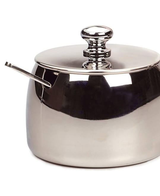 Endurance 18/8 Stainless Steel 8 ounce Sugar Bowl Spoon