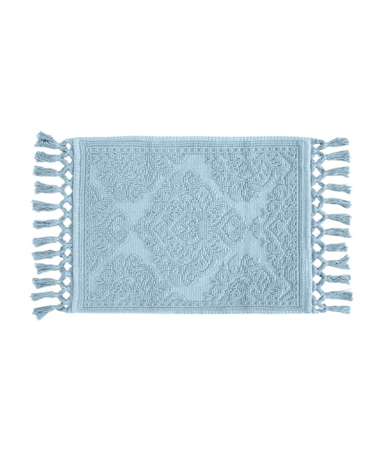 Ricardo Fringe Cotton Bath Rug 17" x 31"