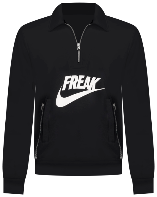 Giannis Standard Issue Playera de básquetbol con cierre de 1/4 para hombre