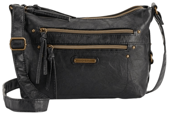 Stone Mountain Smoky Mountain Front Zip Crossbody Handbag for Women |  Travel Shoulder Bag for Girls: Handbags