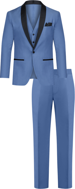 Men's 3-Piece Slim Fit Shawl Lapel Tuxedo