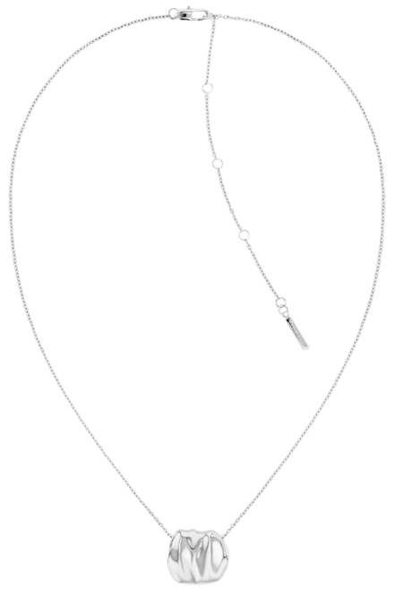 Stainless Steel Structural Pendant Necklace, 20" + 2" extender