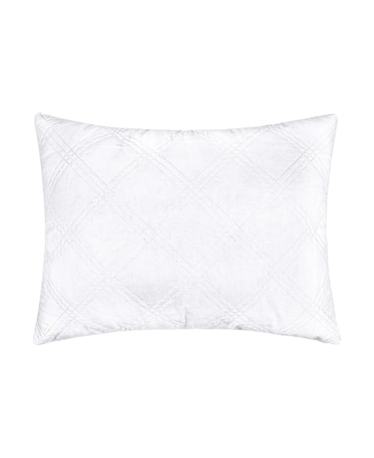 Washed Linen Quilted Sham, King