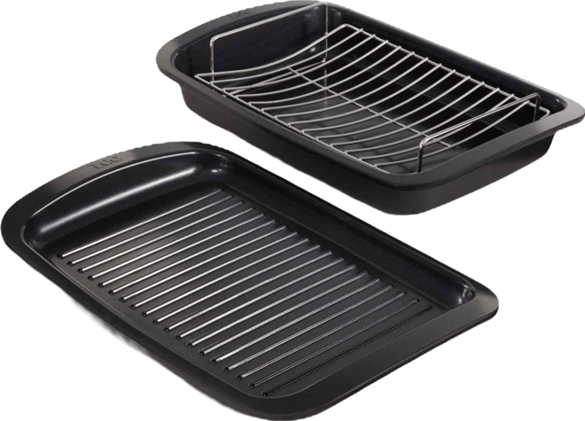 Graphite 3Pc Non-stick Specialty Cookware Set, Recycled Cast Aluminum