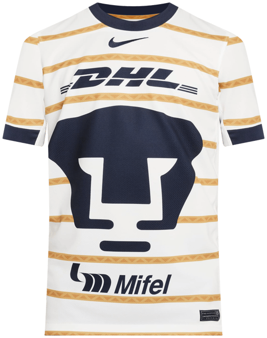 Pumas UNAM 2024/25 Stadium Home Big Kids' Nike Dri-FIT Soccer Replica Jersey
