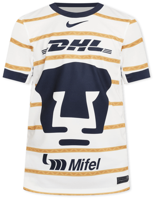 Pumas UNAM 2024/25 Stadium Home Big Kids' Nike Dri-FIT Soccer Replica Jersey