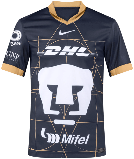Pumas UNAM visitante 2024/25 Stadium Jersey de fútbol Nike Dri-FIT Replica para hombre