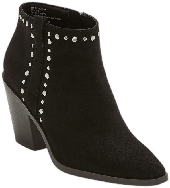 a.n.a Womens Darlin Stacked Heel Booties JCPenney