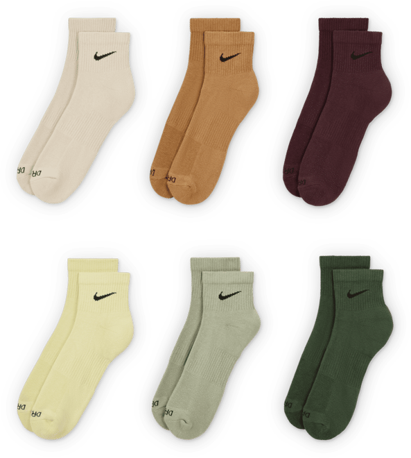 Nike Everyday Plus Cushioned Training Ankle Socks (6 Pairs)