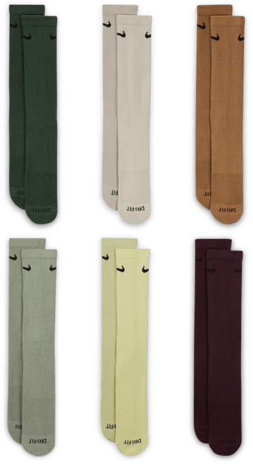 Nike Everyday Plus Cushioned Training Crew Socks (6 Pairs)