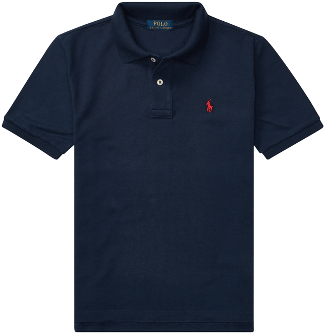 公式通販サイトセール Cotton Boys Big Lauren Ralph Polo Mesh Macy's - Shirt Polo Logo トップス