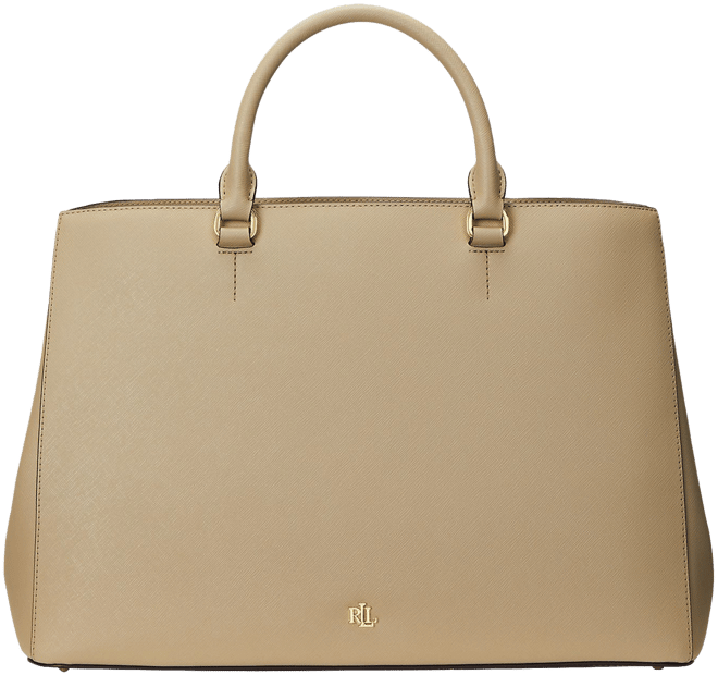 Crosshatch Leather Large Hanna Satchel