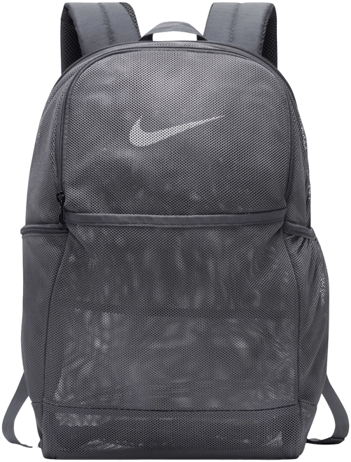 Nike black mesh backpack best sale