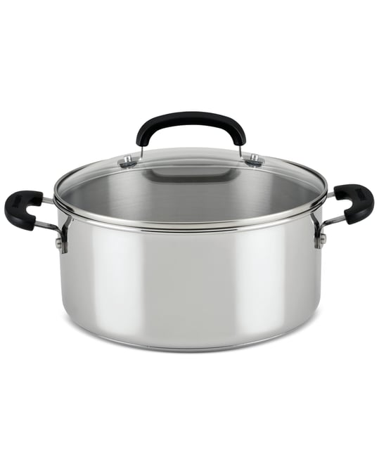 Brilliance Stainless Steel 5-Qt. Dutch Oven with Lid
