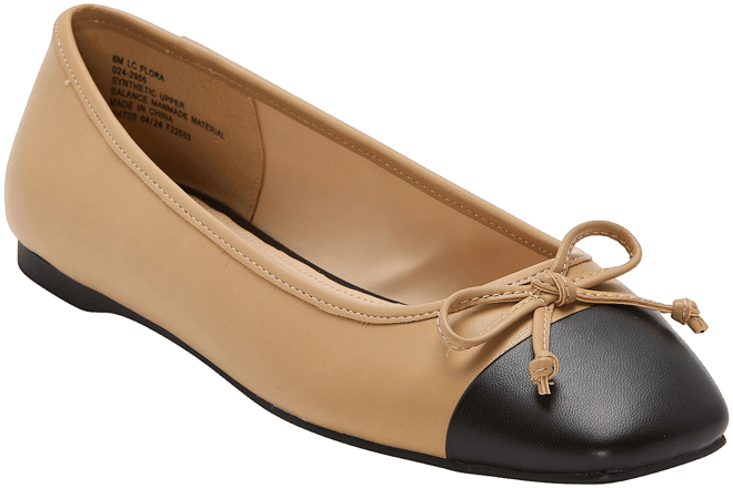 Liz Claiborne Womens Flora Ballet Flats Color Nude JCPenney