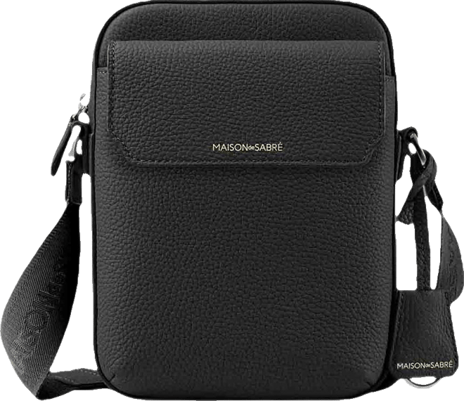 MAISON de SABRÉ Small Leather Messenger Bag | Bloomingdale's Handbags